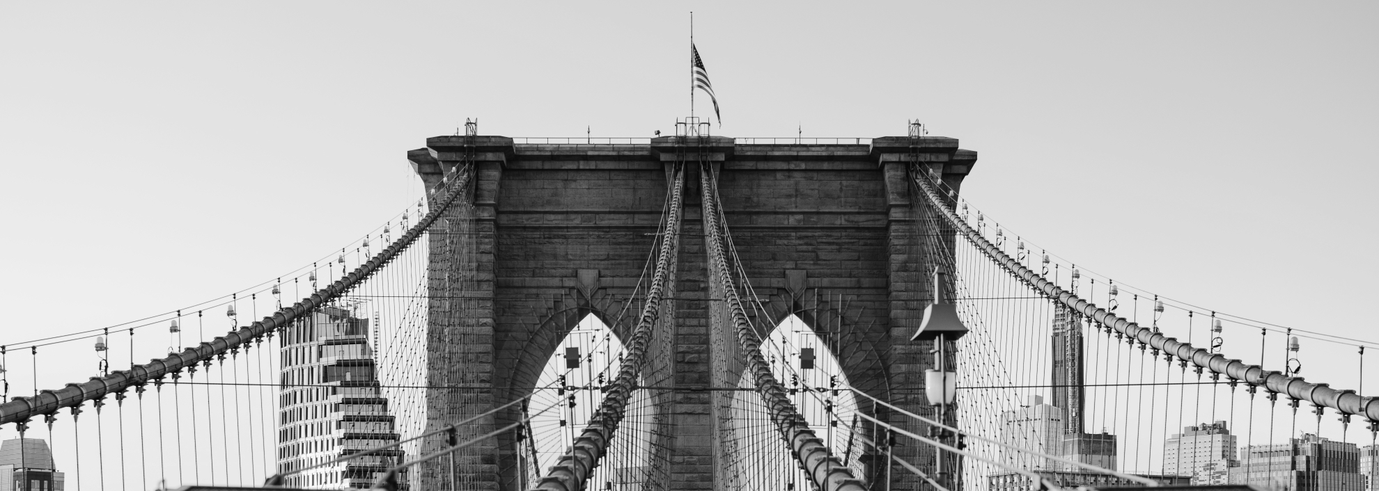 Brooklyn Bridge in the morning. New York City, USA